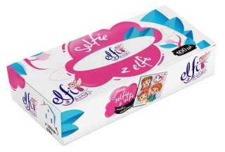 Chusteczki Elfi Friendly kartonik 2w a'100