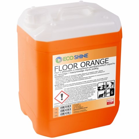 FLOOR ORANGE 5L - Płyn z alkoholem do mycia podłóg o zapachu pomarańczy