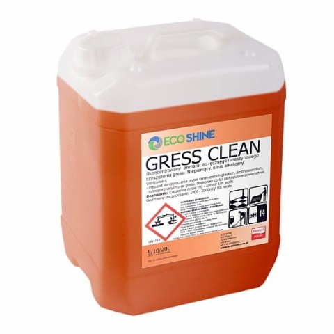 GRESS CLEAN 10L - Koncentrat do ręcznego i maszynowego mycia gresu