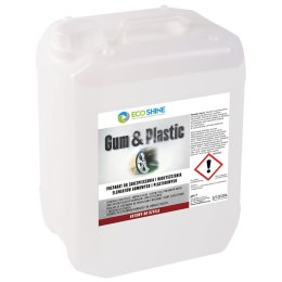 GUM & PLASTIC 10L - Wodozmywalny preparat do nabłyszczania elementów gumowych i plastikowych. Efekt pół mat.