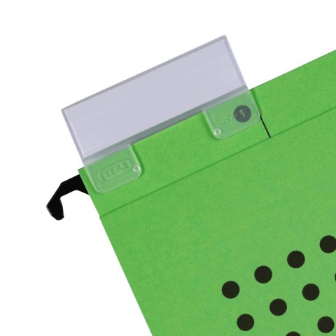 Skoroszyt Chic Ultimate wiszący A4 zielony karton 240g Elba (100552096)