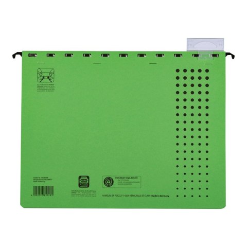 Skoroszyt Chic Ultimate wiszący A4 zielony karton 240g Elba (100552096)