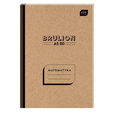 Brulion A5 80k. 70g krata Interdruk (BRA5MAT)