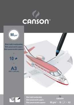 Kalka kreślarska Canson A3 - bezbarwny 90g [mm:] 297x420 (200005505)