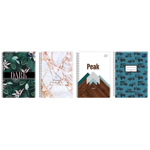 Kołozeszyt (kołonotatnik) A5 160k. 70g krata Interdruk (KOŁOZA5160M)