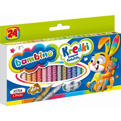 Kredki glinkowe Bambino 24 kol. St.Majewski