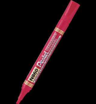 Marker permanentny wkład czerwony 1,2-4,5mm ścięta końcówka Pentel