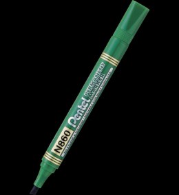 Marker permanentny Pentel, zielony 1,2-4,5mm ścięta końcówka