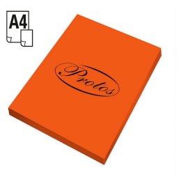 Papier kolorowy Protos A4 - pomarańczowy 80g