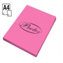 Papier kolorowy Protos A4 - różowy 80g