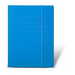 Teczka kartonowa na gumkę A4 niebieski 300g Protos