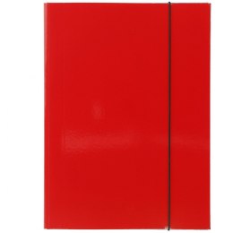 Teczka kartonowa na gumkę A4 czerwony 450g VauPe (302/01)