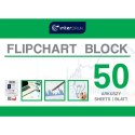Blok do tablic flipchart 50k. 80g czysty [mm:] 1000x640 Interdruk (FLI50)