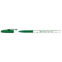 Długopis Toma gwiazdki zielony zielony 0,3mm (TO-059 4 2)