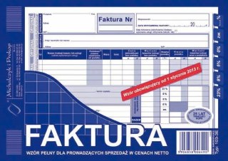 Druk samokopiujący A5 Faktura VAT 80k. Michalczyk i Prokop (103-3E)