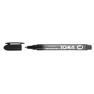 Marker olejowy wkład srebrny 1,5mm okrągła końcówka Toma
