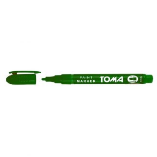 Marker olejowy wkład zielony 1,5mm okrągła końcówka Toma