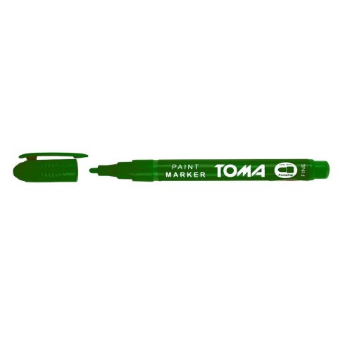 Marker olejowy Toma, zielony 1,5mm okrągła końcówka