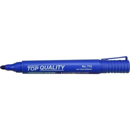 Marker permanentny Top Quality okrągła końcówka 2 mm niebieski