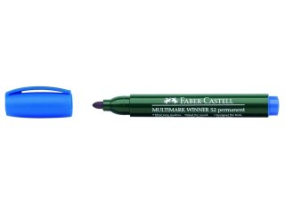 Marker permanentny wkład niebieski okrągła końcówka