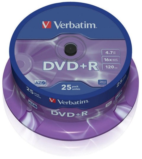Płyta dvd DVD+R 4,7GB x16 Verbatim
