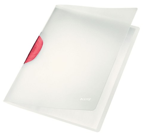Skoroszyt Leitz ColorClip Magic A4 czerwona PVC PCW (41740025) Skoroszyt Leitz ColorClip Magic A4 czerwona PVC PCW (41740025)