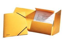 Teczka kartonowa na gumkę A4 żółty Esselte (26591)
