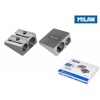 Temperówka aluminiowa srebrna metal Milan (80035)