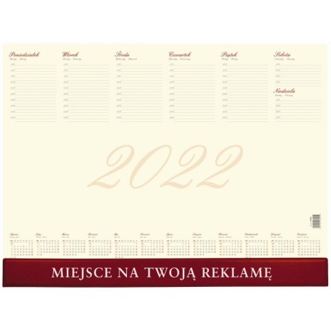 Kalendarz biurkowy Wokół Nas biuwar BUSINESS 550mm x 410mm (KB049B) Kalendarz biurkowy Wokół Nas biuwar BUSINESS 550mm x 410mm (KB049B)