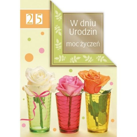 Kartka urodzinowa wycinana Pol-Mak z możliwością ustawienia cyfr B6 (B6S_URPA) Kartka urodzinowa wycinana Pol-Mak z możliwością ustawienia cyfr B6 (B6S_URPA)