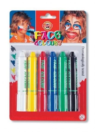 Kredki do malowania twarzy 4610 6 kol. Koh-I-Noor