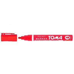 Marker olejowy Toma, czerwony 2,5mm okrągła końcówka (TO-440 2 2)