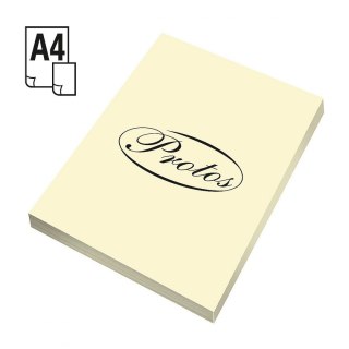 Papier kolorowy A4 kremowy 50k. 160g Protos
