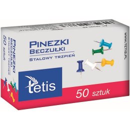 Pinezki Tetis kolor: mix 50 szt (GP100-AB)