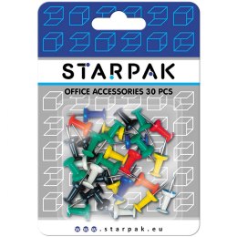 Pinezki Starpak Office kolor: mix 30 szt (149882)
