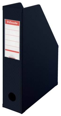 Pojemnik na dokumenty pionowy A4 czarny karton pokryty folią [mm:] 72x318x 242 Esselte (56007)