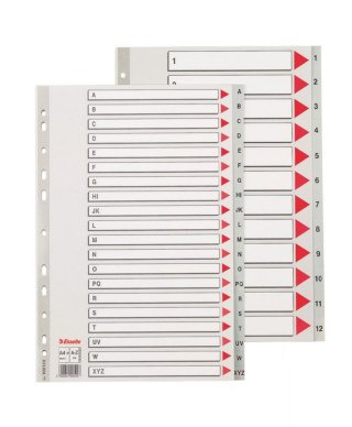 Przekładka alfabetyczna A4 szara 20k A-Z Esselte (100129)