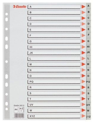 Przekładka alfabetyczna A4 szara A-Z Esselte (100112)