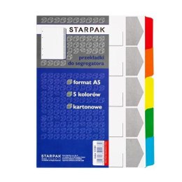 Przekładka czysta Starpak Office A5 mix 10k (131561)