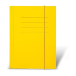 Teczka kartonowa na gumkę Protos A4 kolor: żółty 300g
