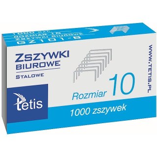 Zszywki 10 10 1000 szt Tetis (GZ101-B)