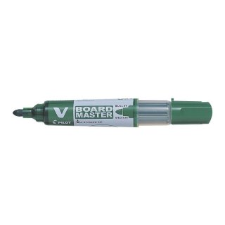 Marker suchościeralny V Board Master wkład zielony 2,3mm okrągła końcówka Pilot (WBMA-VBM-M-G-BG)