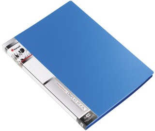 Teczka ofertowa PP Titanum A4 40 kieszeni niebieska (TO40BL)