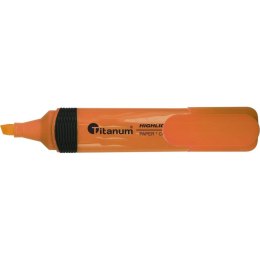 Zakreślacz CLC1190 Titanum ściętka końcówka 1-5 mm pomarańczowy