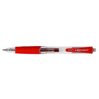 Długopis żelowy AUTOMATYCZNY wkład czerwony 0,5mm Toma (TO-077 2 2)