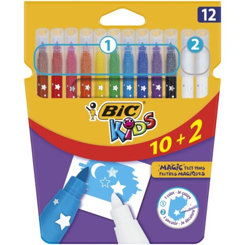 Flamaster Bic Kids Colour & Erase 12 kol. (920295)