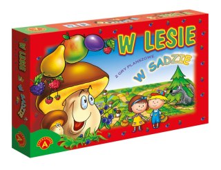 Gra planszowa w lesie, w sadzie Alexander