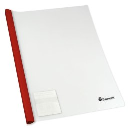 Obwoluta PP Titanum A4 50 kartek transparentna czerwona listwa (OLRE)