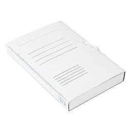 Teczka kartonowa wiązana box40 A4 biały 400g Bigo (0067)