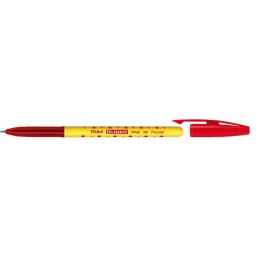 Długopis Toma Sunny gwiazdki czerwony 0,7mm (TO-050)